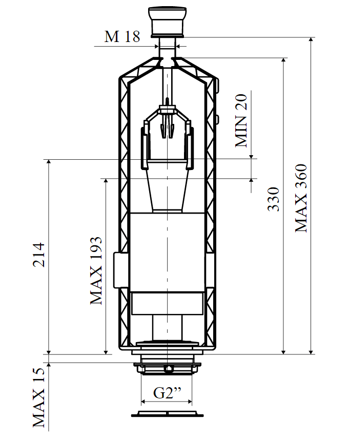 Ventil vypouštěcí TE-4549 B/I
